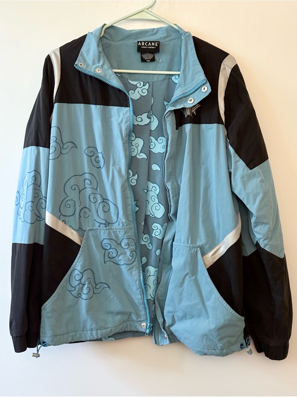 Netflix Arcane League of Legends Jinx ColorBlock Boxlunch Windbreaker Jacket